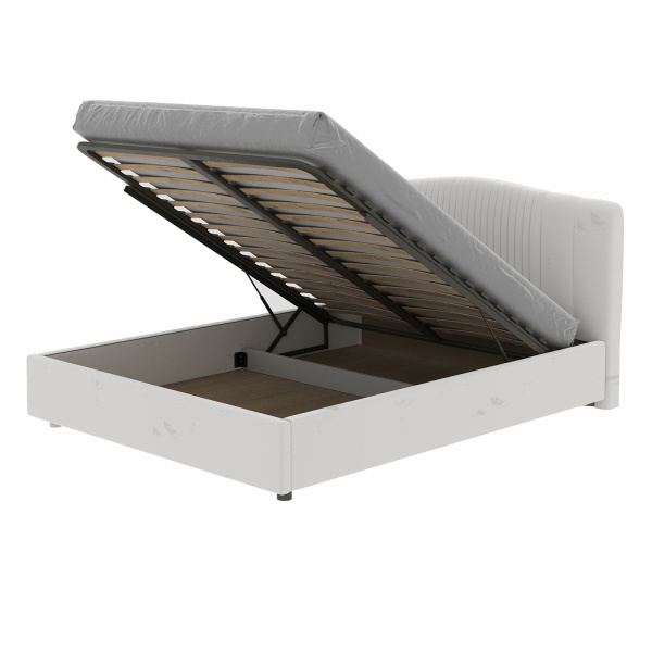 Кровать-12М с подъёмным основанием 1400 белая