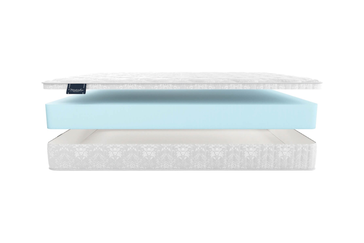 Матрас 90×200 беспружинный со съемным чехлом на молнии RIMINI