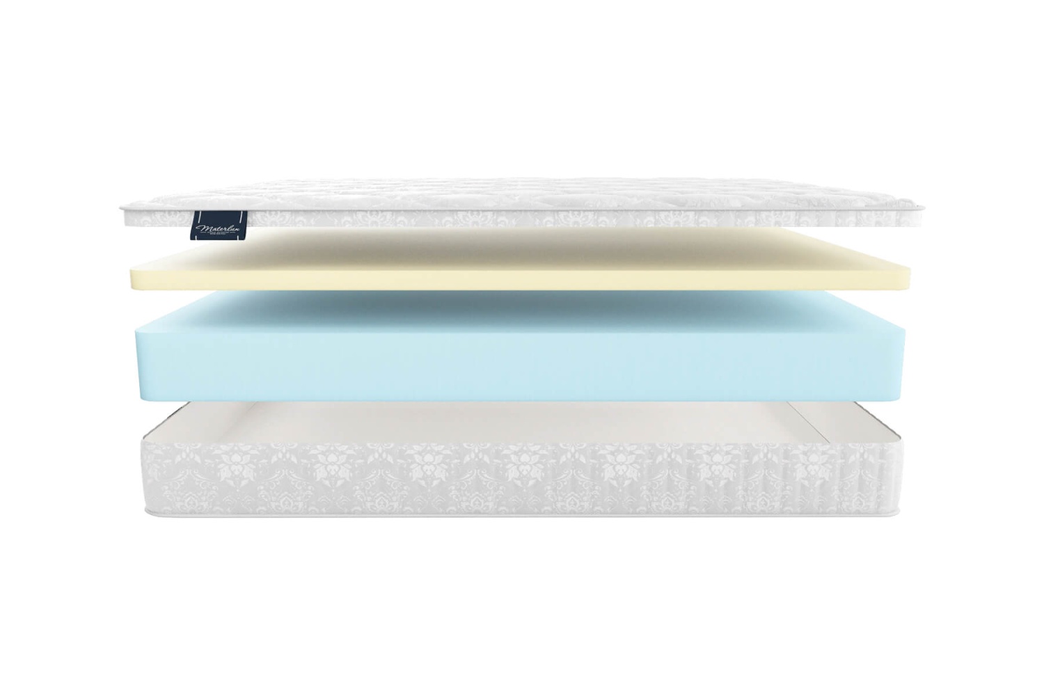 Матрас 180×200 беспружинный cо съемным чехлом на молнии SIENA