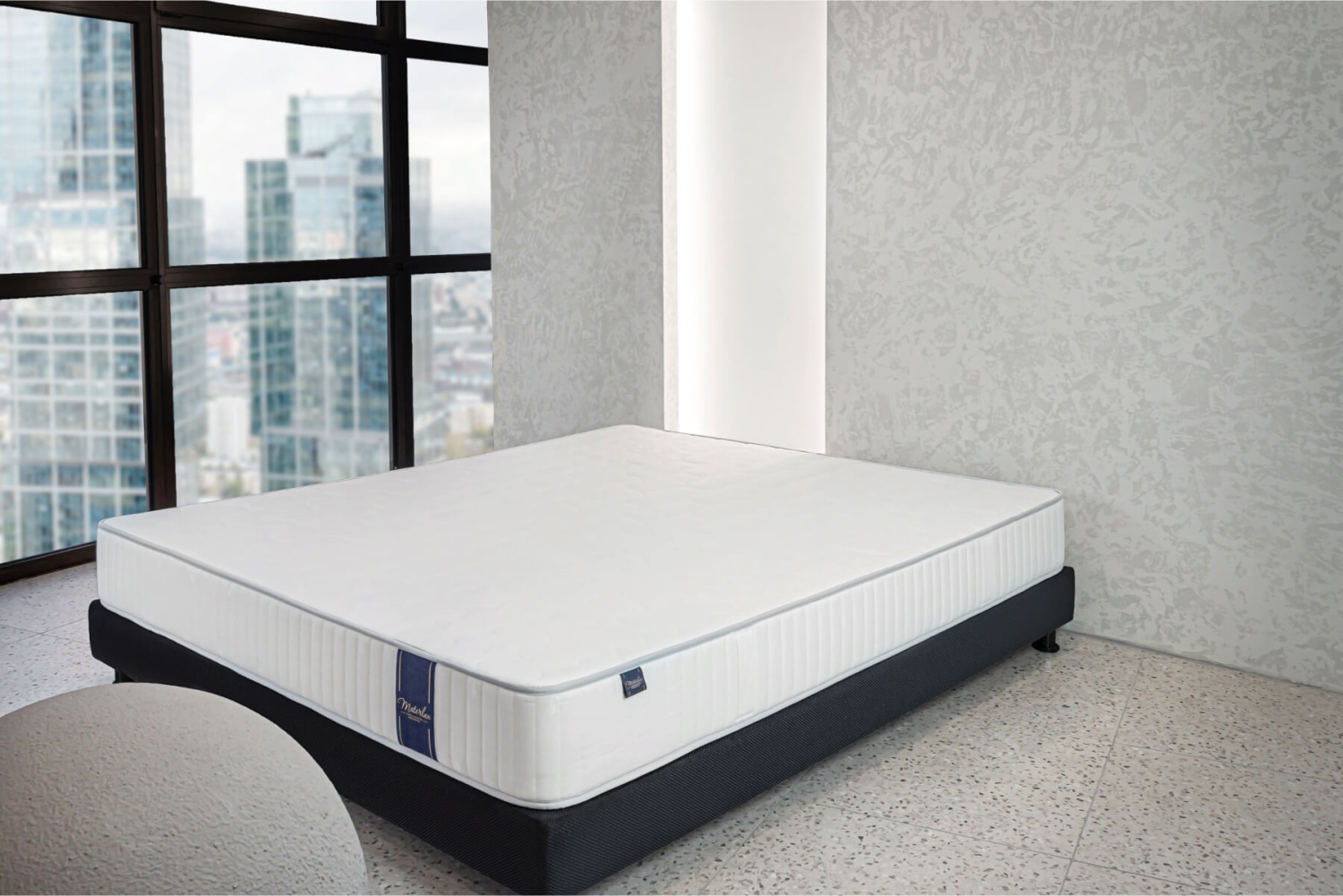 Матрас 90×200 беспружинный со съемным чехлом на молнии RIMINI