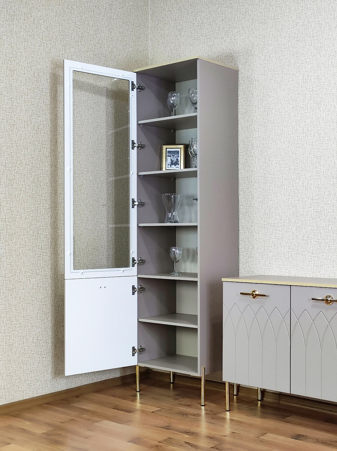 Витрина 450 правая Капри 2