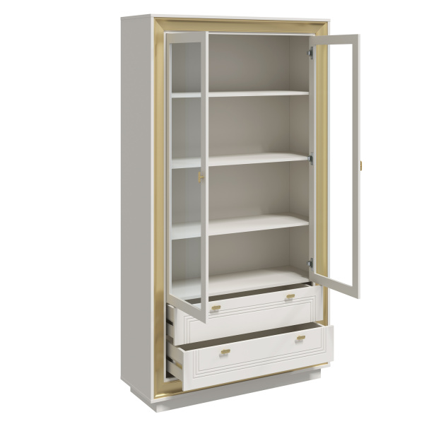 Шкаф-витрина 2-х дверная Прато