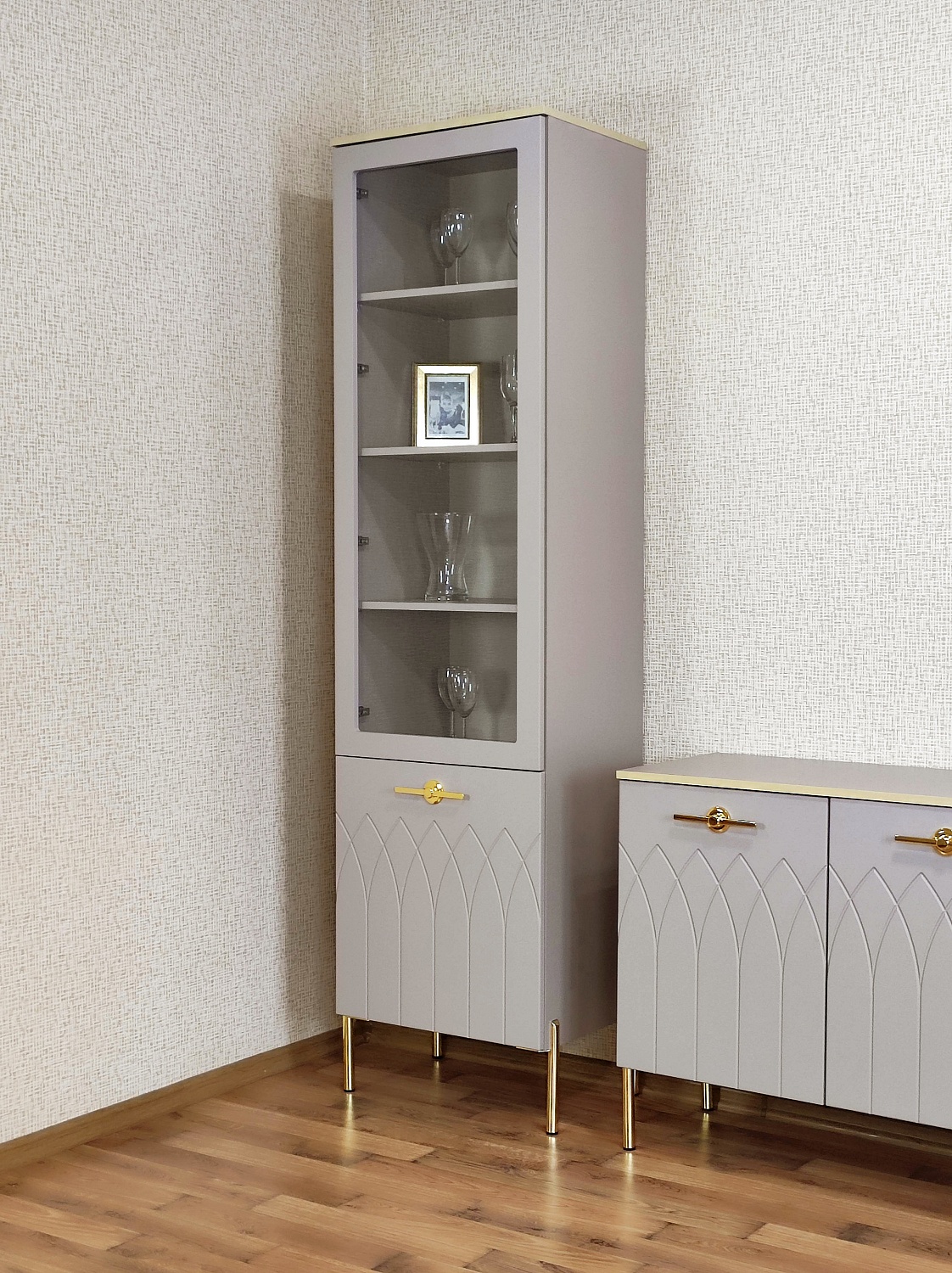 Витрина 450 правая Капри 2