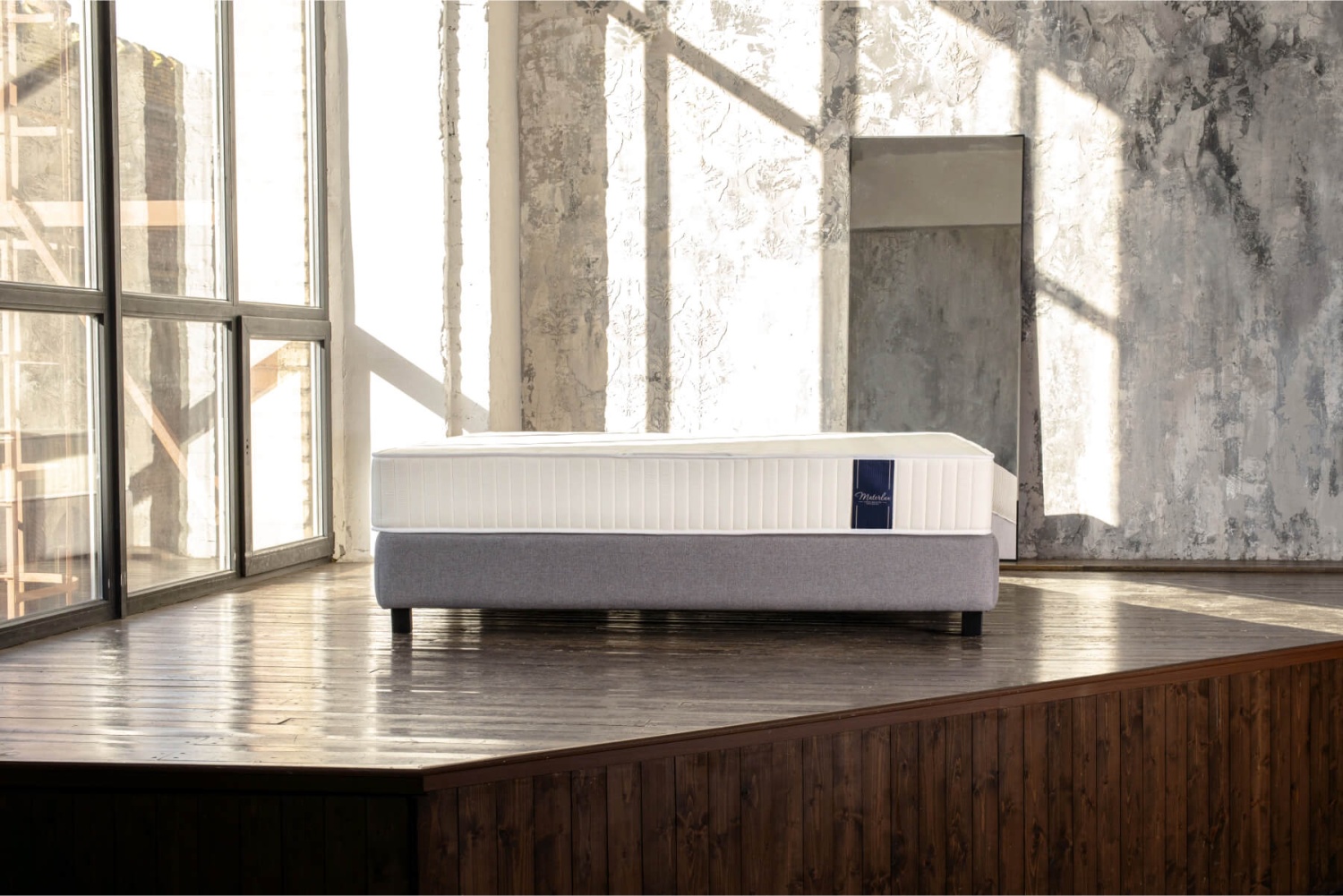 Матрас 180×200 с независимыми пружинами c чехлом с кантом  BATESFORD MULTI