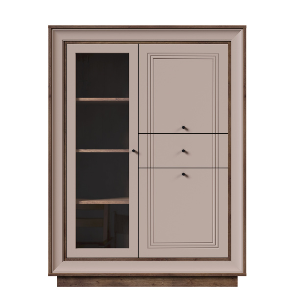 Шкаф низкий (1 стеклодверь) Прато