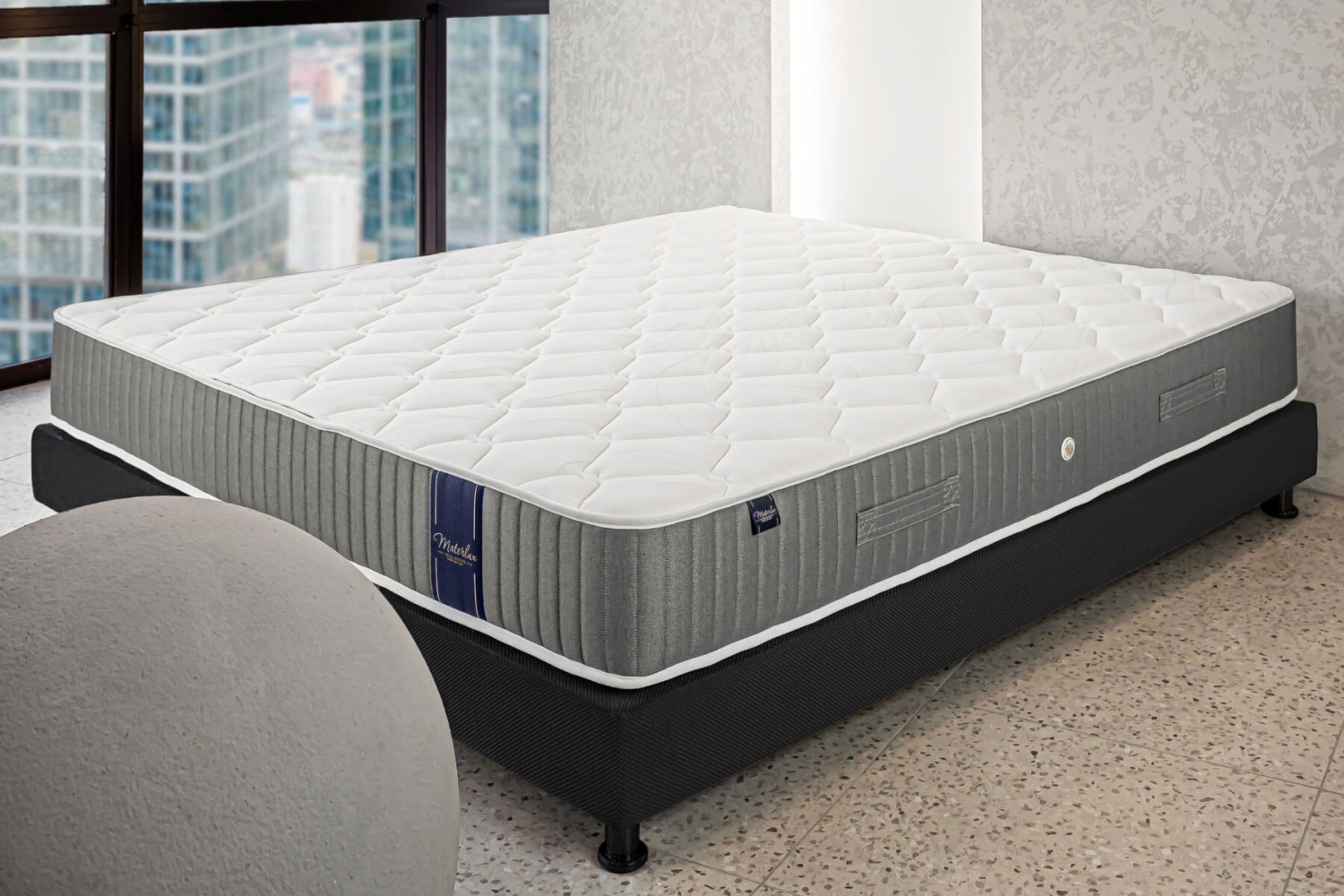 Матрас 180×200 беспружинный cо съемным чехлом на молнии SIENA