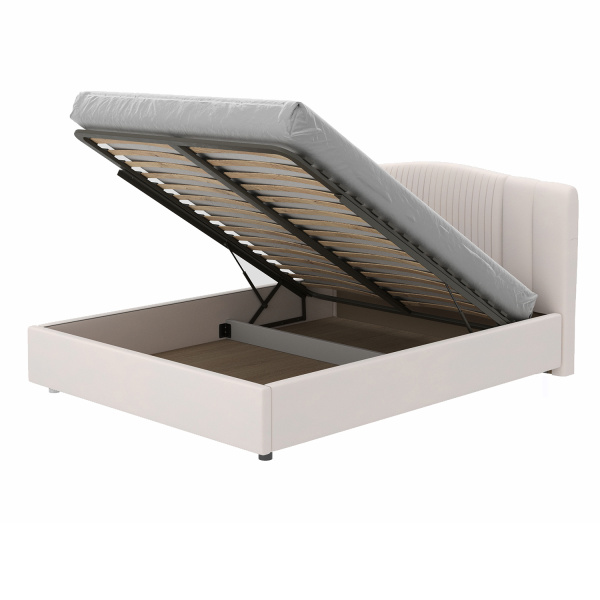 Кровать-12М с подъёмным основанием 1600 слоновая кость